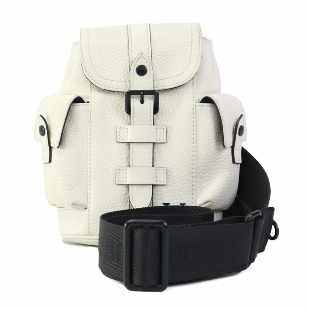 Louis Vuitton Christopher Body Belt Bum Crossbody bag leather off white black - Picture 1 of 5